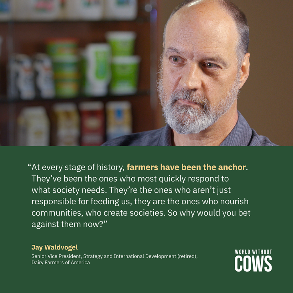 Jay Waldvogel - World Without Cows - Quote